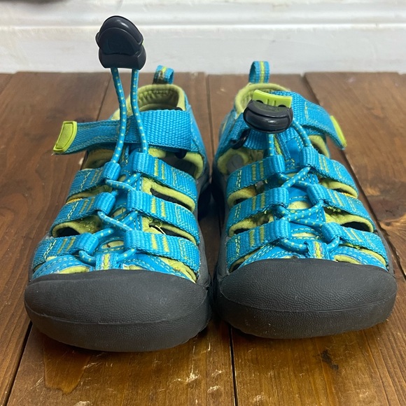 Keen toddler size 9 Newport hiking sandals turquoise and green - Picture 3 of 8